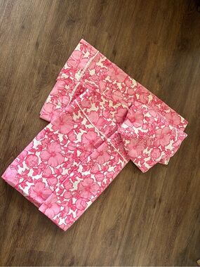 Dbl Size Wabasso VTG Sheet Set 2 Pillow Cases 1 Fitted 1 Top Sheet 100% Cotton